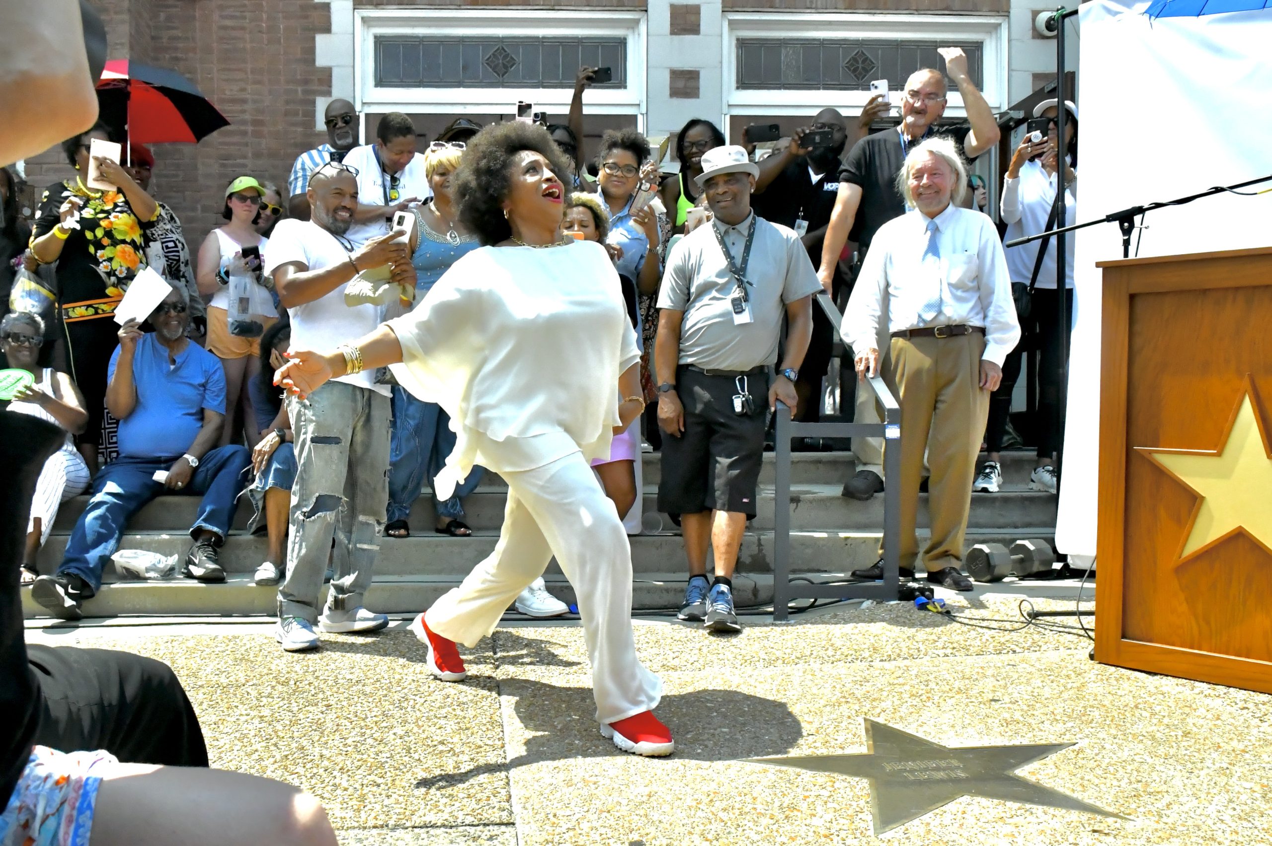 A star for a star: Jenifer Lewis enshrined on the St. Louis Walk of ...