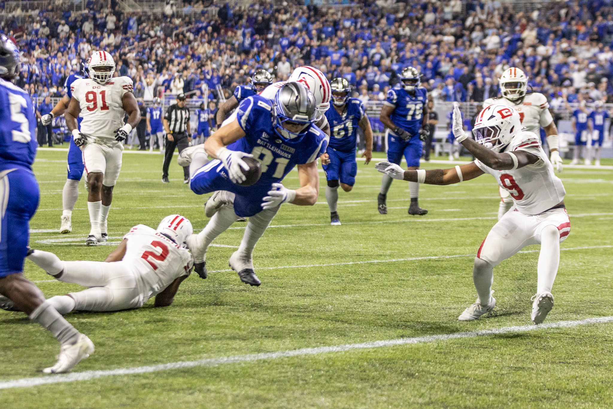 Nelly, a blast at Battlehawks game
