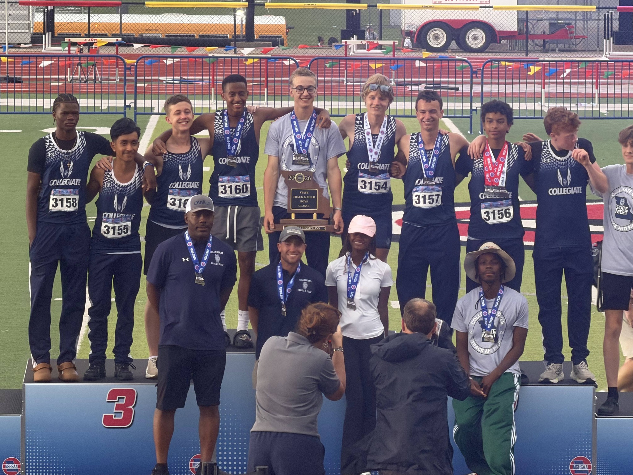 Collegiate boys capture first state track title