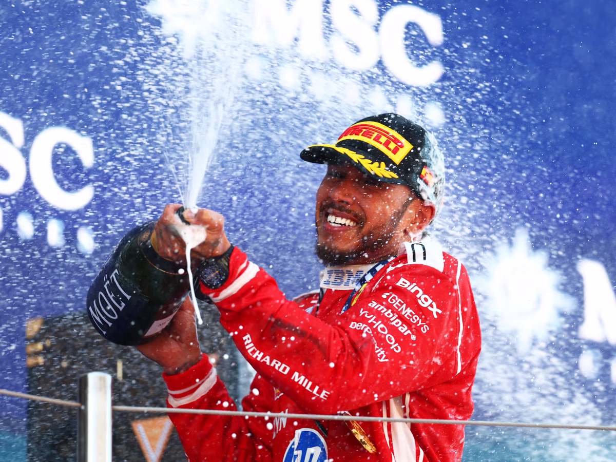 Lewis Hamilton makes Ferrari dream an F1 reality