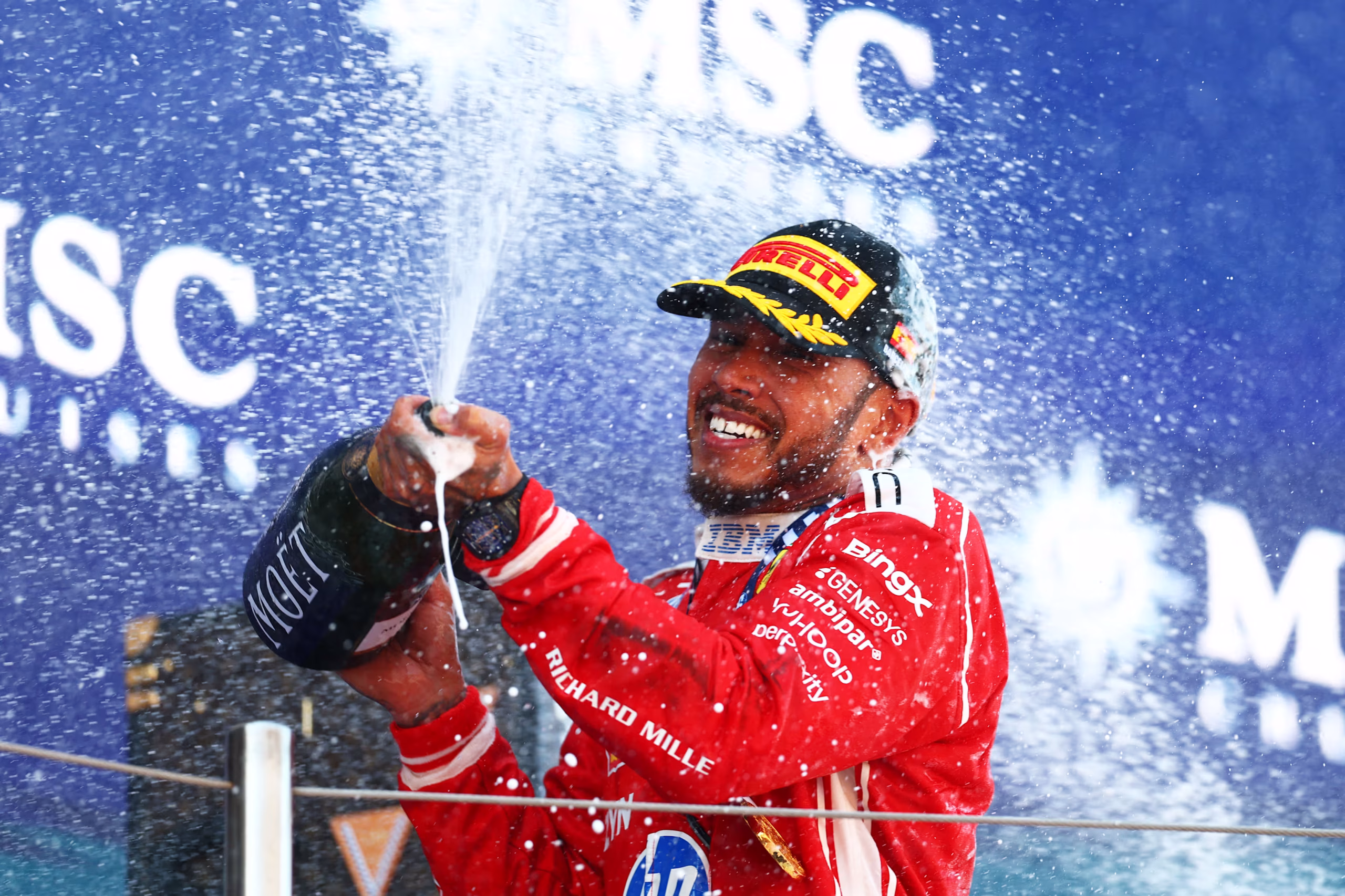 Lewis Hamilton makes Ferrari dream an F1 reality
