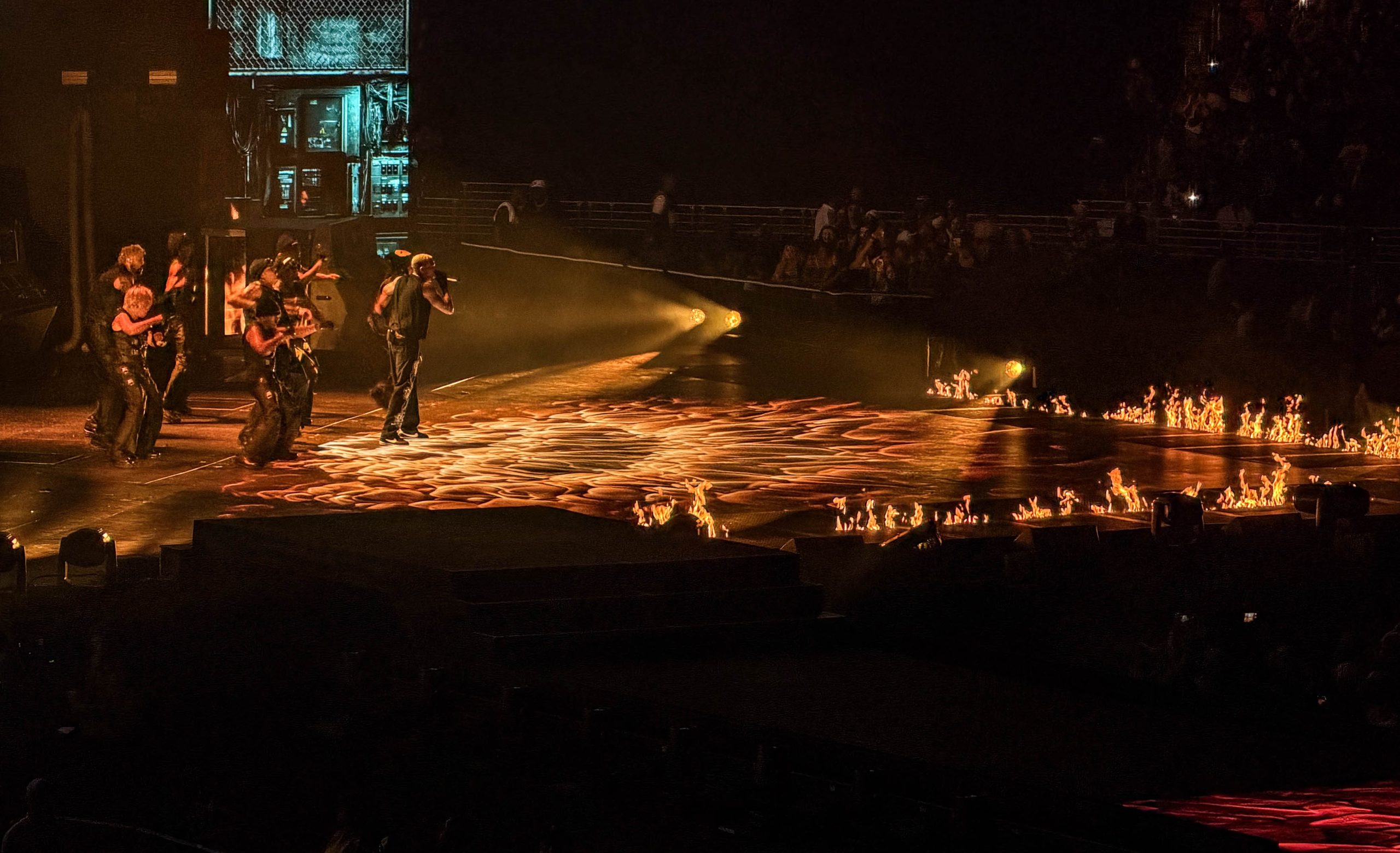 Usher and Chris Brown ignite The Dome
