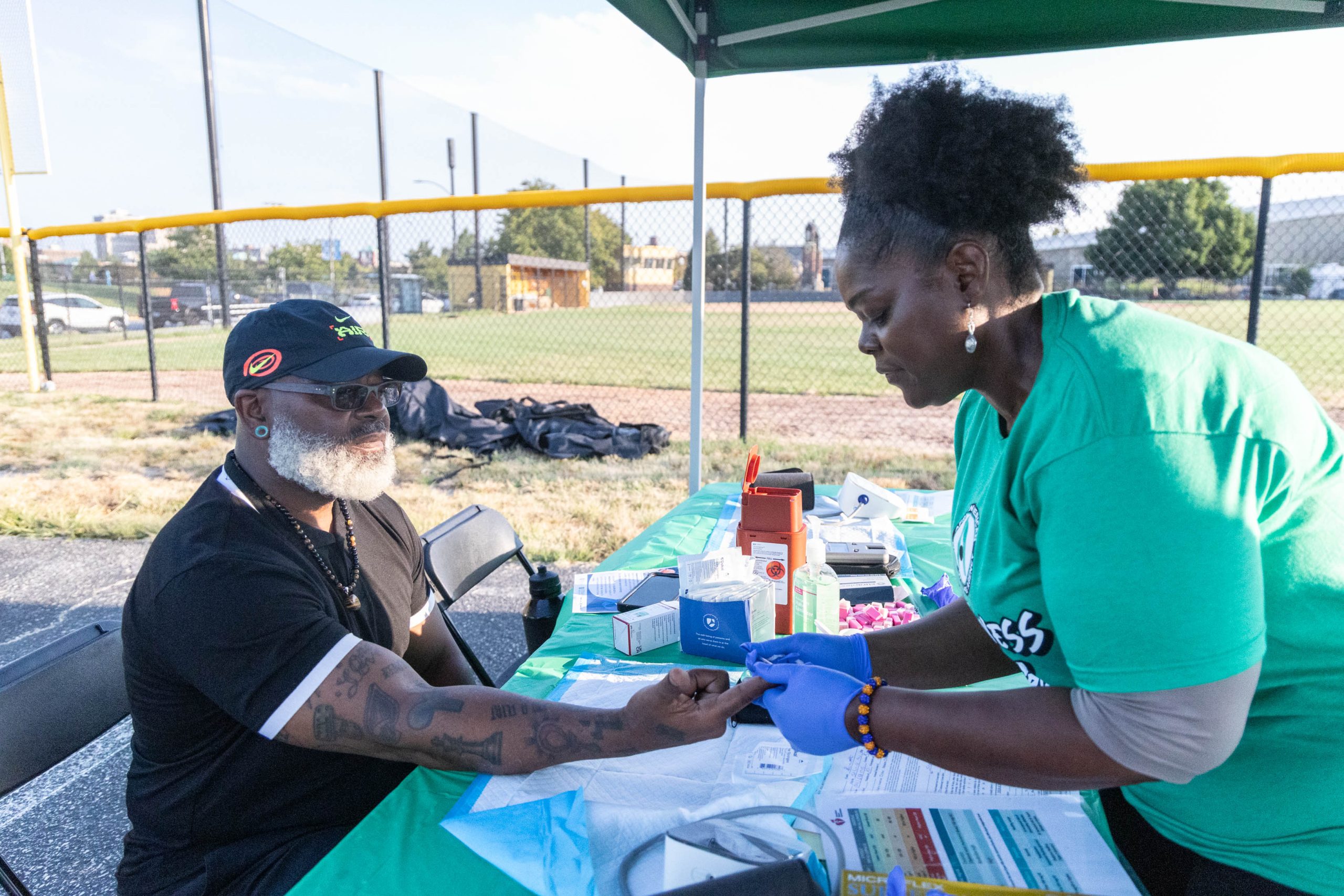 Black men prioritize health at Harris-Stowe during STL stop of national wellness initiative